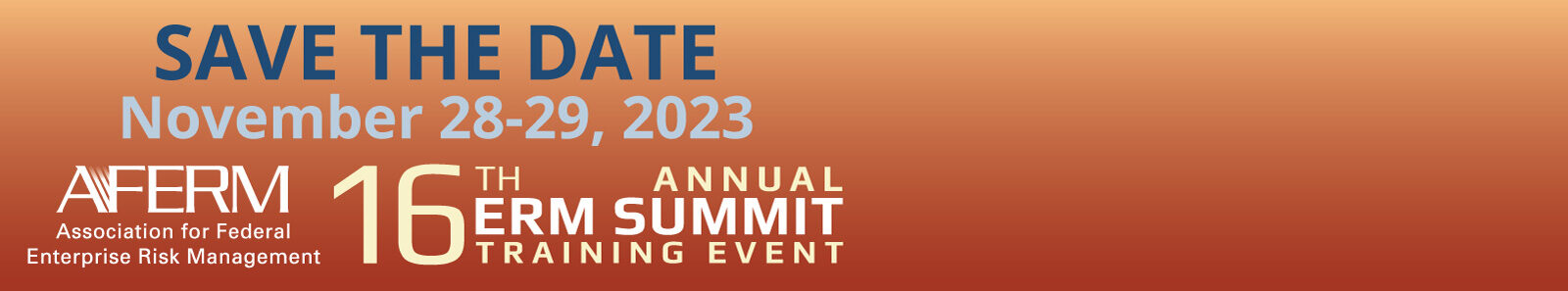 Save the Date for 2023 ERM Summit